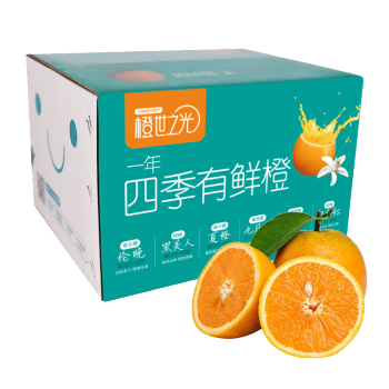秭归脐橙果汁橙榨汁橙酸甜橙子 现摘当季新鲜水果 中大果混装 